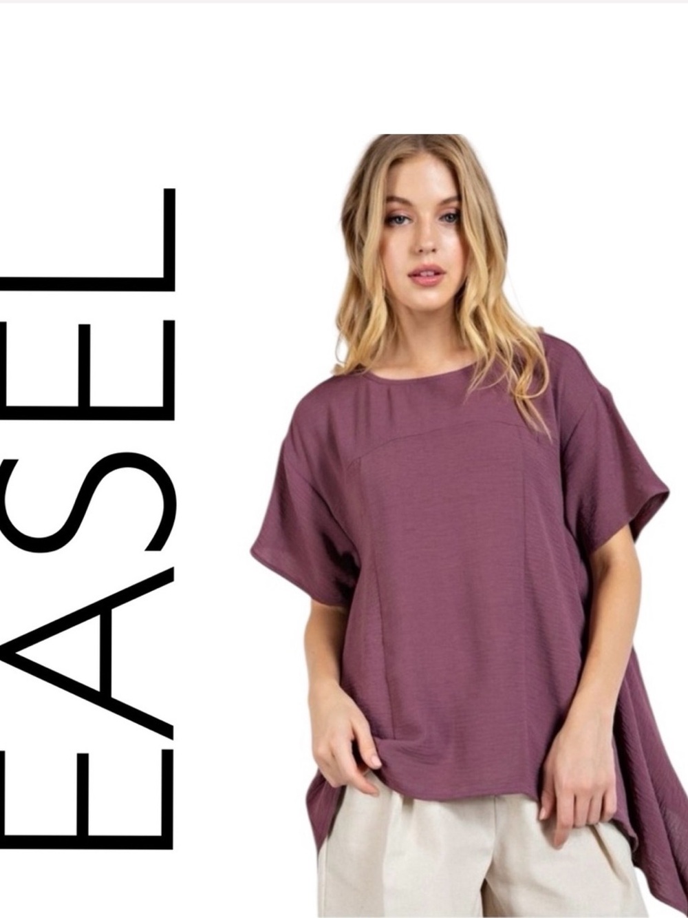 Easel NWOT Top in Mauve